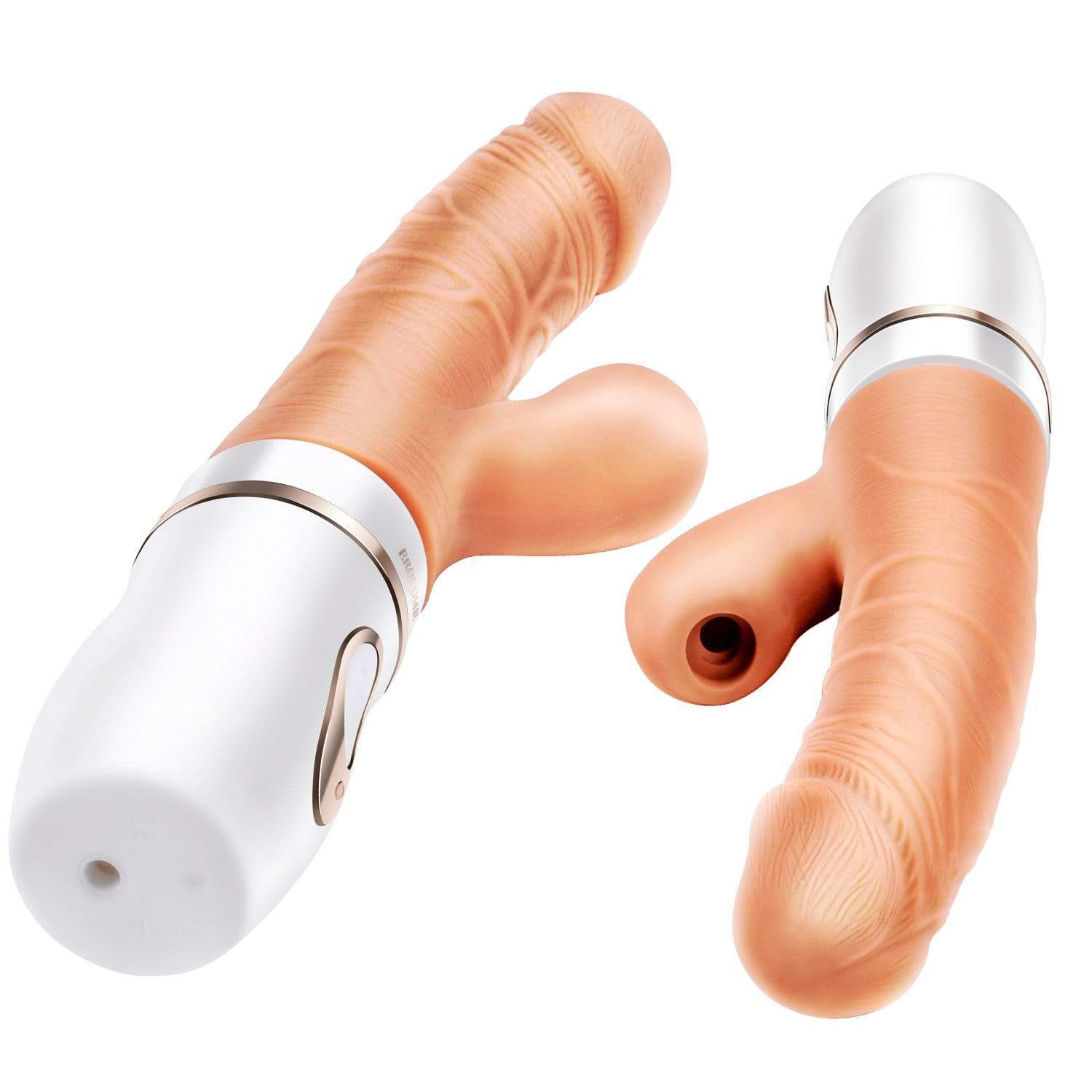 Erocome - Cepheus Thrust Suck Heat Realistic Dildo Vibrator (Beige) -  Realistic Dildo with suction cup (Vibration) Rechargeable  Durio.sg