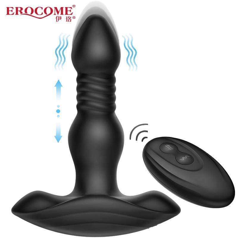 Erocome - Comaberenices Thursting Prostate Massager (Black) -  Prostate Massager (Vibration) Rechargeable  Durio.sg