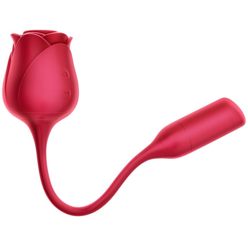 Erocome - Coronaborealis Rose Vibrating Sucking Clit Massager (Red) -  Clit Massager (Vibration) Rechargeable  Durio.sg