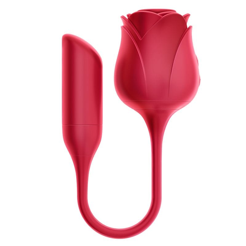 Erocome - Coronaborealis Rose Vibrating Sucking Clit Massager (Red) -  Clit Massager (Vibration) Rechargeable  Durio.sg