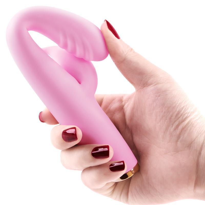 Erocome - Cygnus Rechargeable Kissing Rabbit Vibrator (Pink) -  Rabbit Dildo (Vibration) Rechargeable  Durio.sg