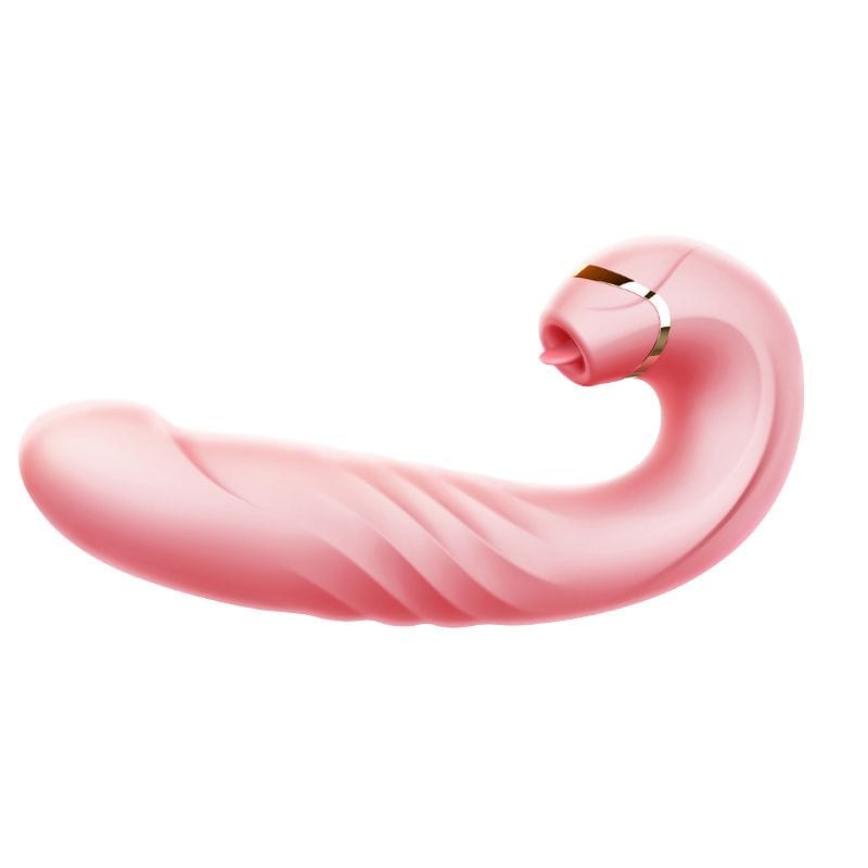 Erocome - Draco Thrusting Vibrating Sucking Heating Dildo (Pink) -  G Spot Dildo (Vibration) Rechargeable  Durio.sg