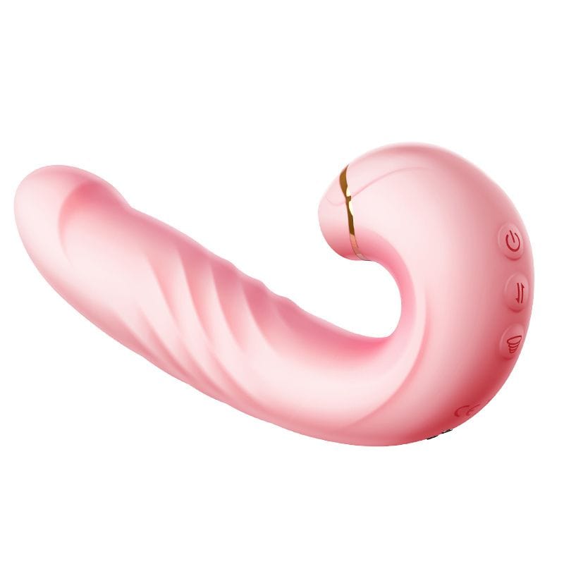 Erocome - Draco Thrusting Vibrating Sucking Heating Dildo (Pink) -  G Spot Dildo (Vibration) Rechargeable  Durio.sg