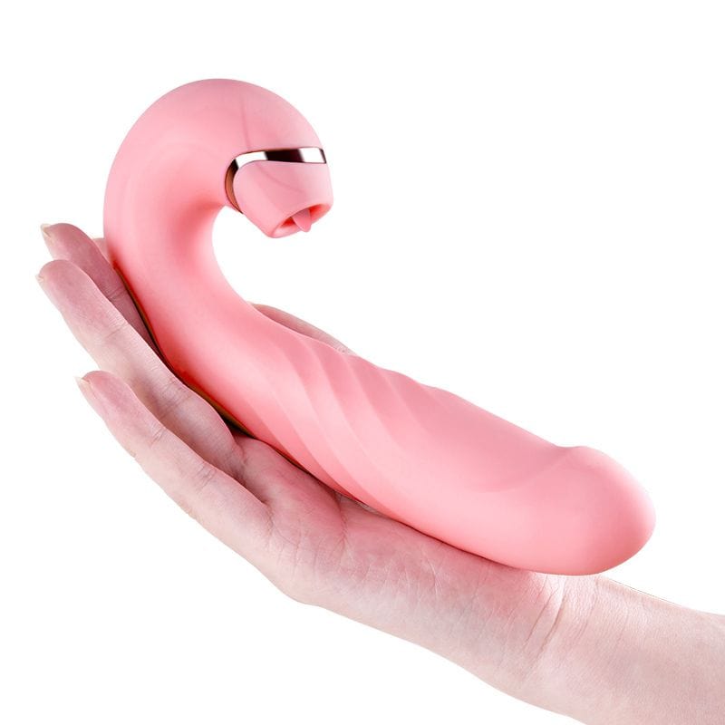Erocome - Draco Thrusting Vibrating Sucking Heating Dildo (Pink) -  G Spot Dildo (Vibration) Rechargeable  Durio.sg