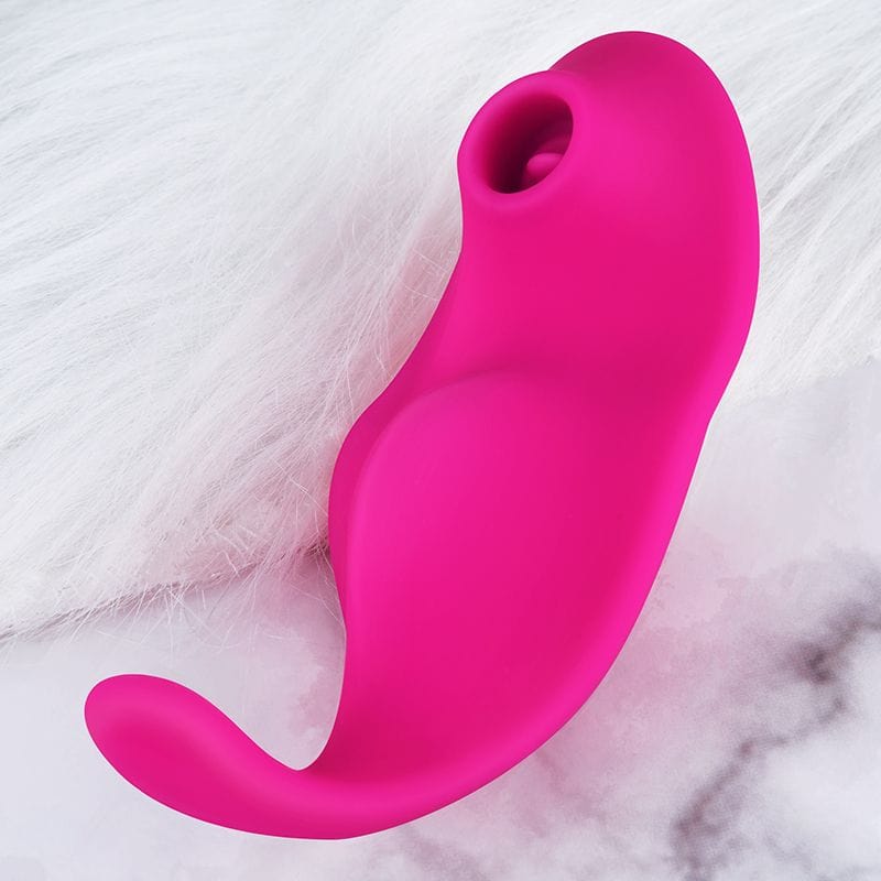 Erocome - Equuleus App-Controlled Vibrating Sucking Clit Massager (Cerise) -  Clit Massager (Vibration) Rechargeable  Durio.sg