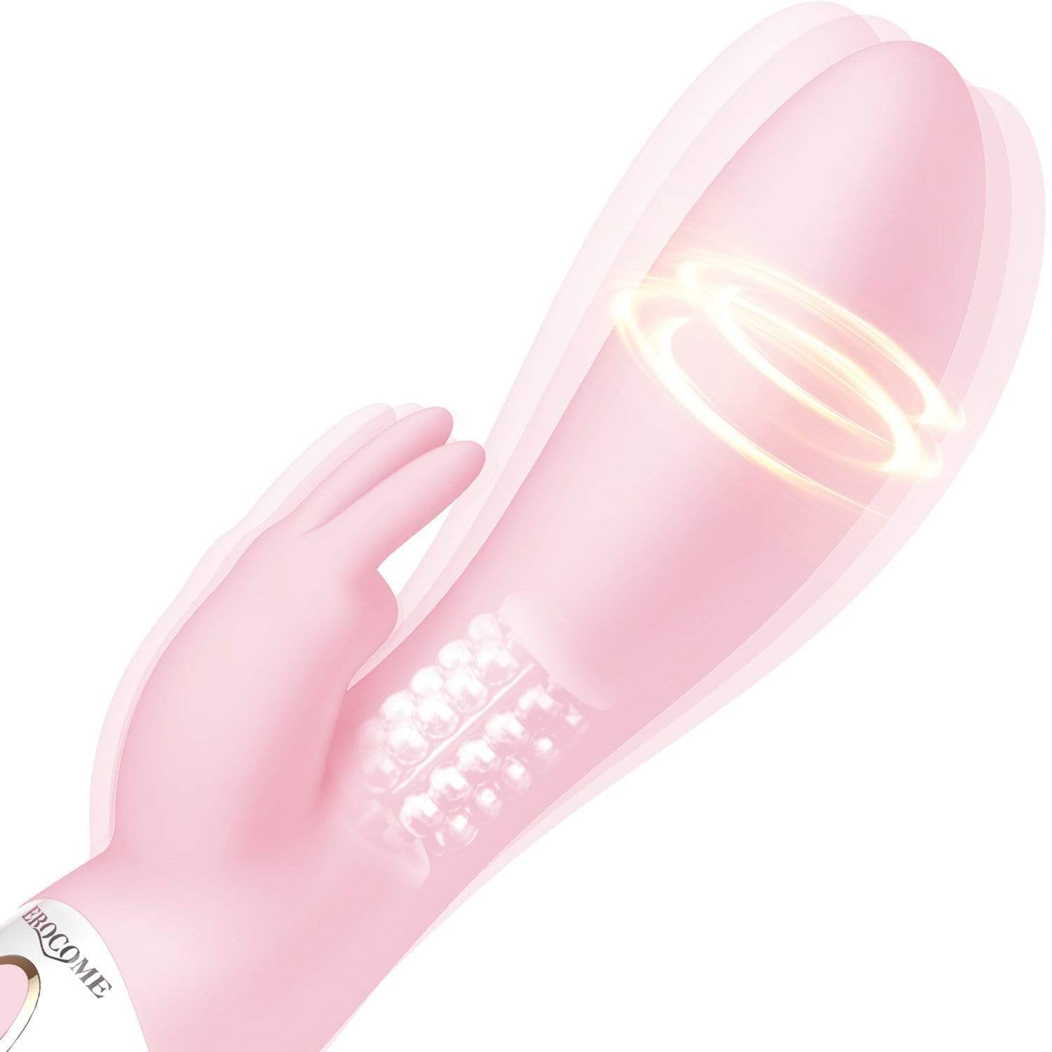 Erocome - Hydra Heat Rotating Rabbit Vibrator(Pink) -  Rabbit Dildo (Vibration) Rechargeable  Durio.sg