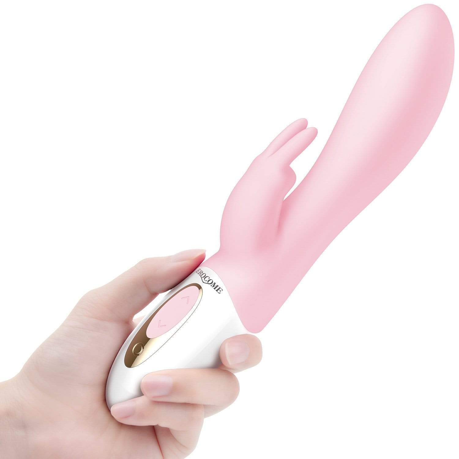 Erocome - Hydra Heat Rotating Rabbit Vibrator(Pink) -  Rabbit Dildo (Vibration) Rechargeable  Durio.sg