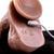Erocome - Hydrae Thrusting Vibrating Realistic Dildo (Brown) -  Realistic Dildo with suction cup (Vibration) Rechargeable  Durio.sg