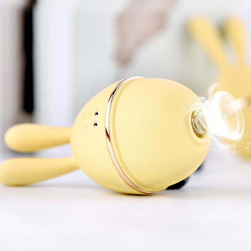 Erocome - Leporis  Clitoral Air Stimulator Clit Massager (Yellow) -  Clit Massager (Vibration) Rechargeable  Durio.sg