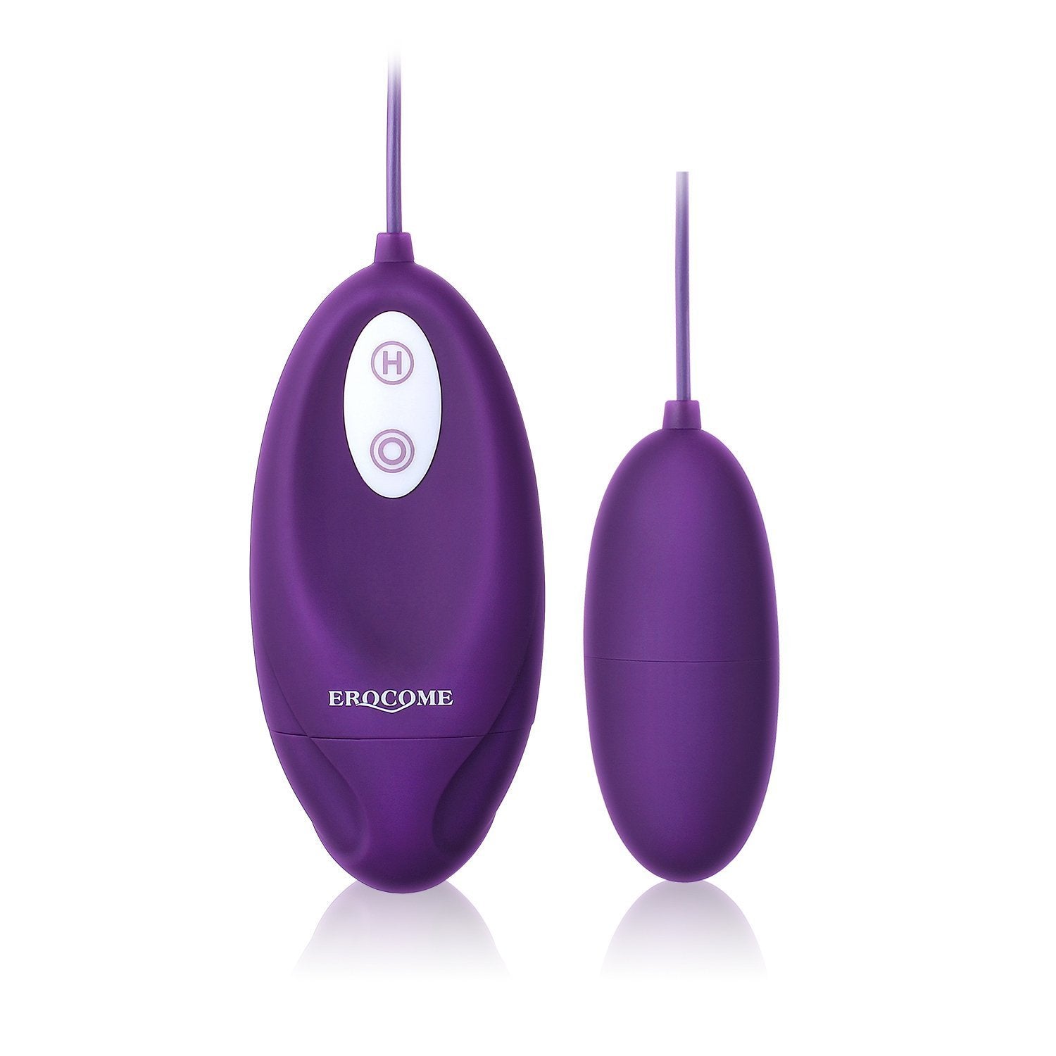 Erocome - Lyra Solo Remote Control Egg Vibrator (Purple) -  Wireless Remote Control Egg (Vibration) Non Rechargeable  Durio.sg
