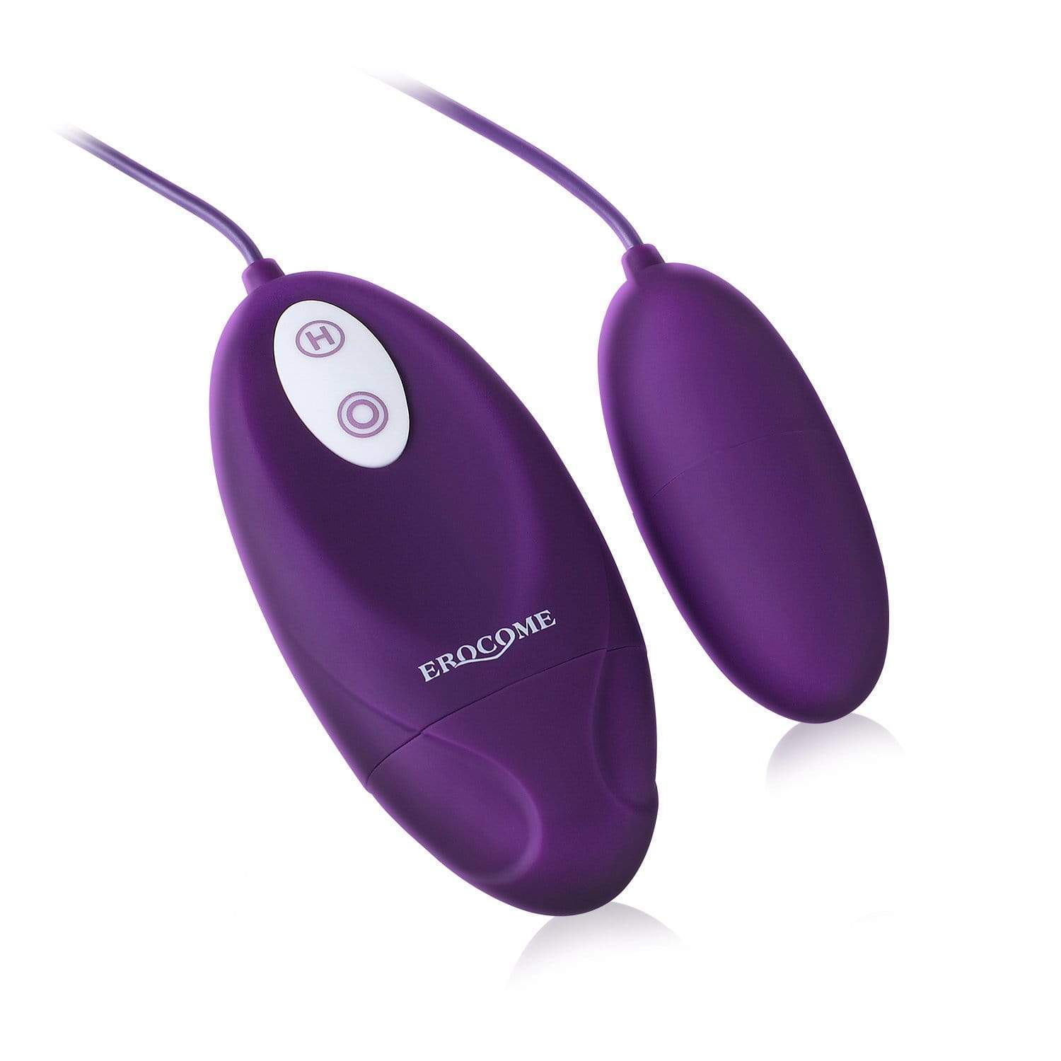 Erocome - Lyra Solo Remote Control Egg Vibrator (Purple) -  Wireless Remote Control Egg (Vibration) Non Rechargeable  Durio.sg