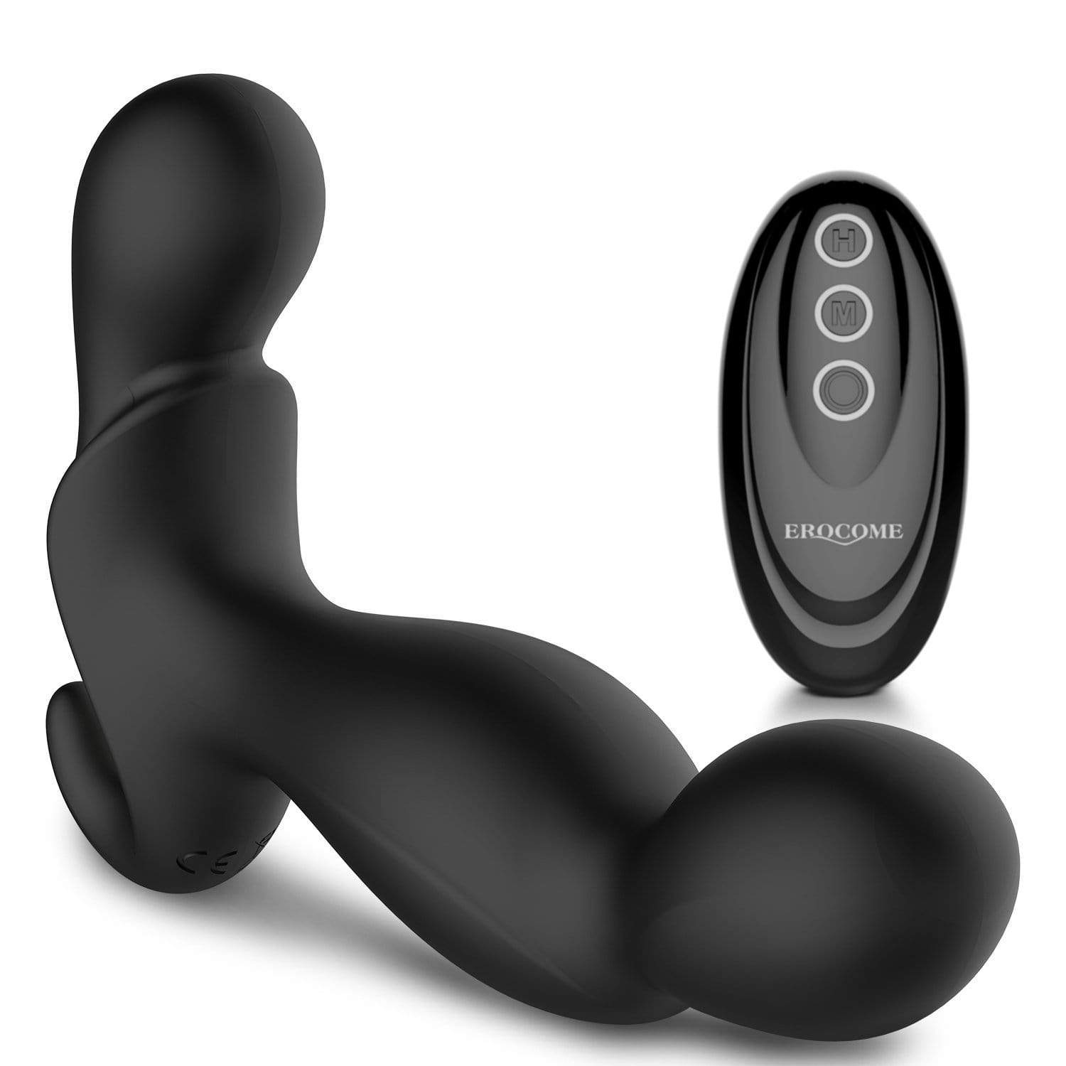 Erocome - Orion Remote Control Vibrating Prostate Massager (Black) -  Remote Control Anal Plug (Vibration) Rechargeable  Durio.sg