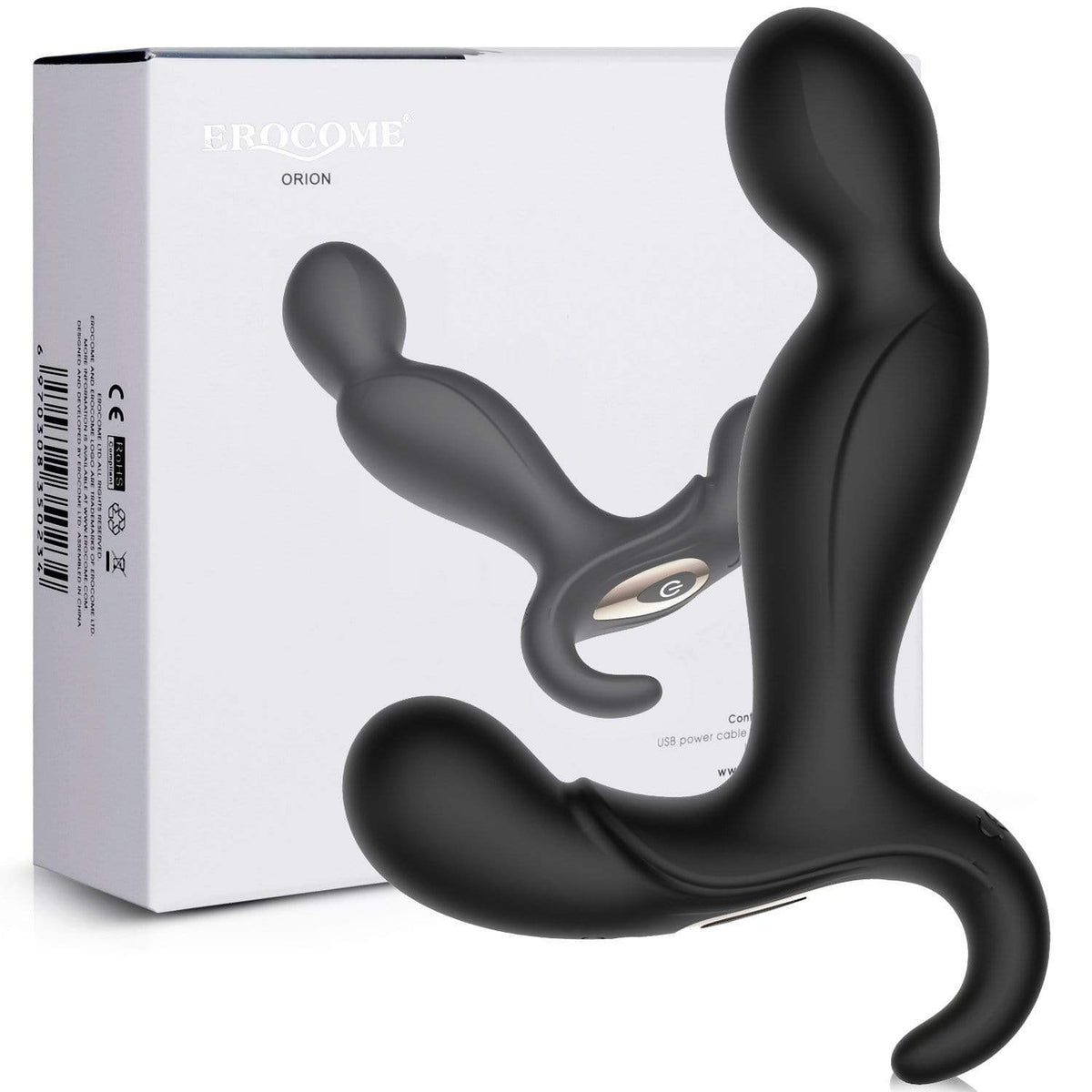 Erocome - Orion Vibrating Prostate Massager (Black) -  Prostate Massager (Vibration) Rechargeable  Durio.sg