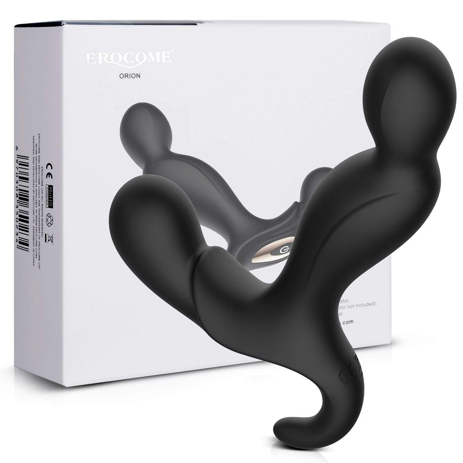 Erocome - Orion Vibrating Prostate Massager (Black) -  Prostate Massager (Vibration) Rechargeable  Durio.sg