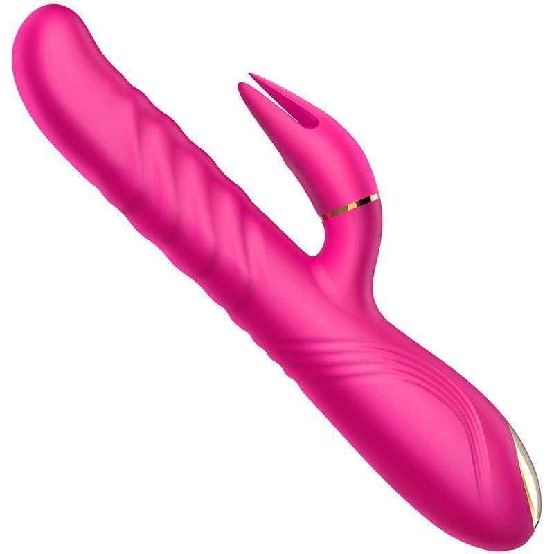 Erocome - Pavo Rechargeable Rabbit Vibrator (Pink) -  Rabbit Dildo (Vibration) Rechargeable  Durio.sg