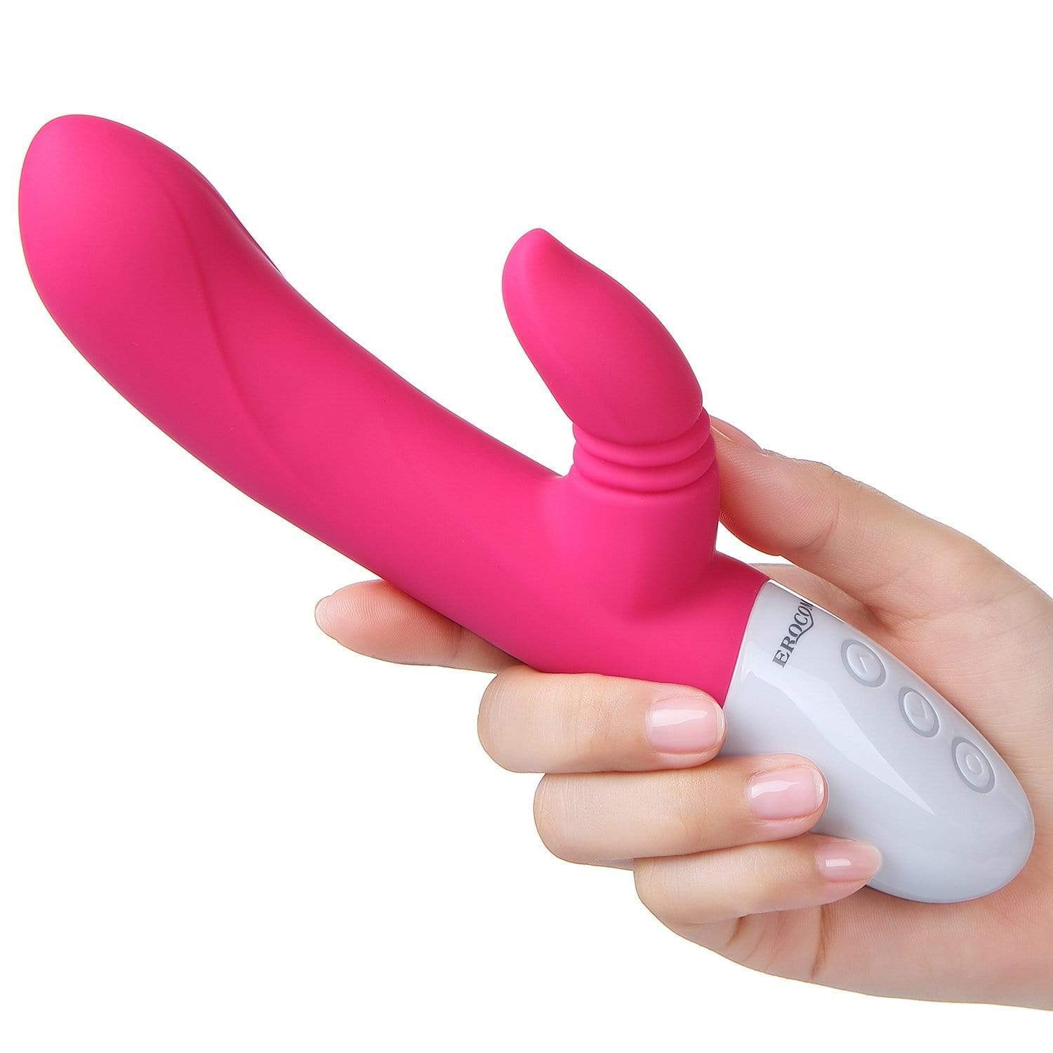 Erocome - Pegasus Rabbit Vibrator (Cerise) -  Rabbit Dildo (Vibration) Rechargeable  Durio.sg