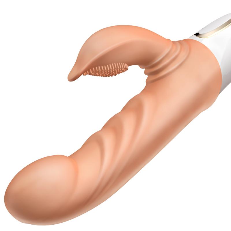 Erocome - Persurs Rabbit Vibrator (Beige) -  Rabbit Dildo (Vibration) Rechargeable  Durio.sg