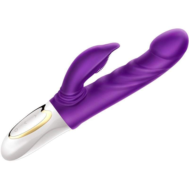 Erocome - Persurs Rabbit Vibrator (Purple) -  Rabbit Dildo (Vibration) Rechargeable  Durio.sg