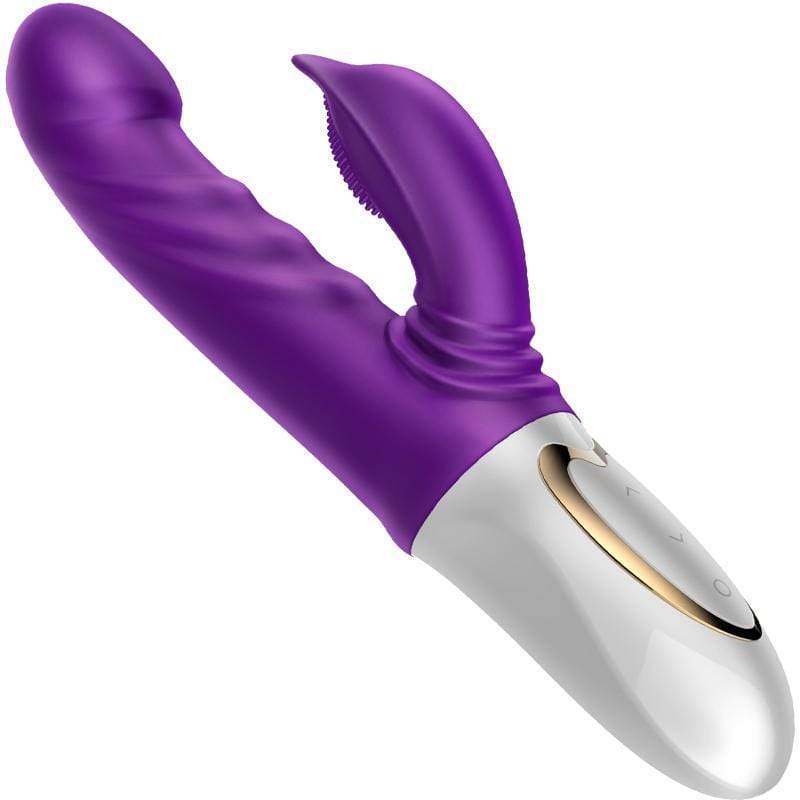 Erocome - Persurs Rabbit Vibrator (Purple) -  Rabbit Dildo (Vibration) Rechargeable  Durio.sg