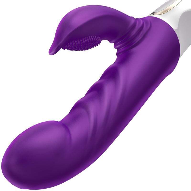Erocome - Persurs Rabbit Vibrator (Purple) -  Rabbit Dildo (Vibration) Rechargeable  Durio.sg