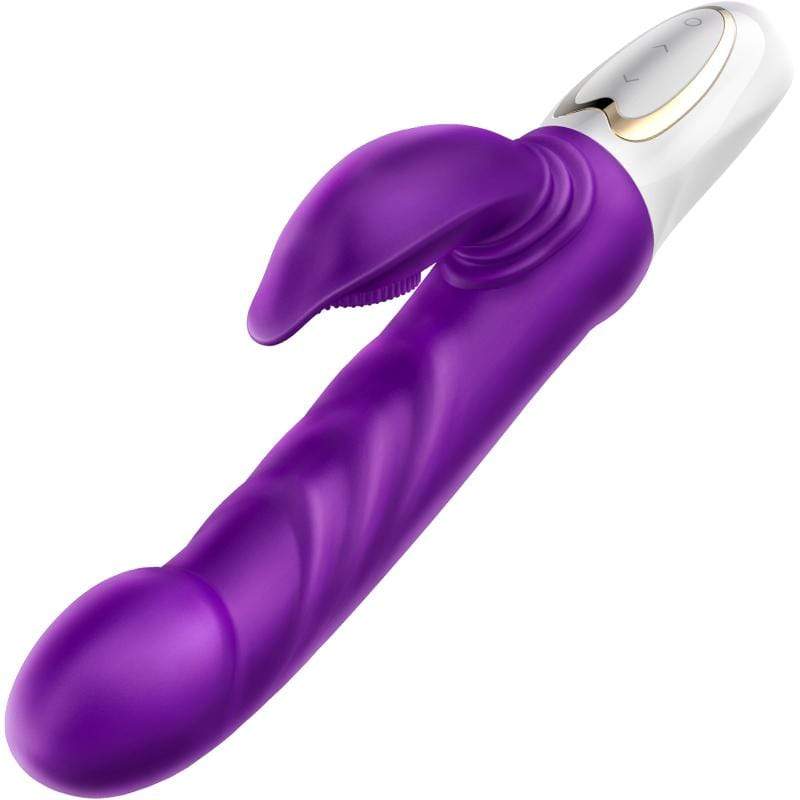 Erocome - Persurs Rabbit Vibrator (Purple) -  Rabbit Dildo (Vibration) Rechargeable  Durio.sg