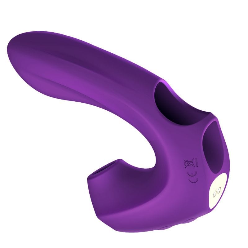 Erocome - Pictor Vibrating Sucking Finger Massager (Purple) -  Clit Massager (Vibration) Rechargeable  Durio.sg