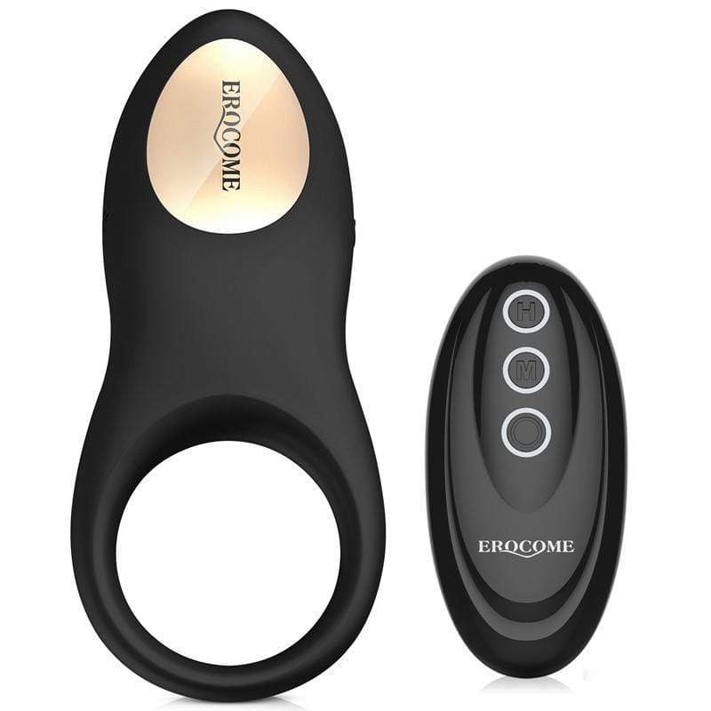 Erocome - Sagitta Remote Control Rechargeable Silicone Cock Ring (Black) -  Remote Control Cock Ring (Vibration) Rechargeable  Durio.sg