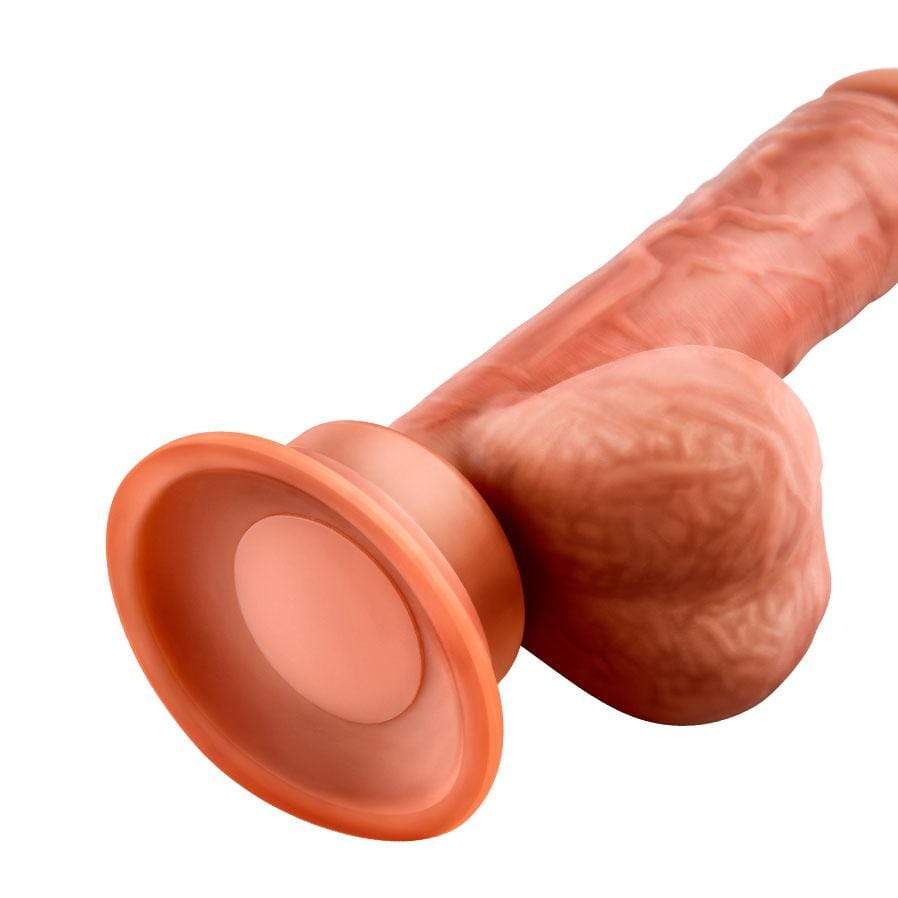 Erocome - Scorpio Thrusting Realistic Dildo Vibrator (Beige) -  Realistic Dildo with suction cup (Vibration) Rechargeable  Durio.sg