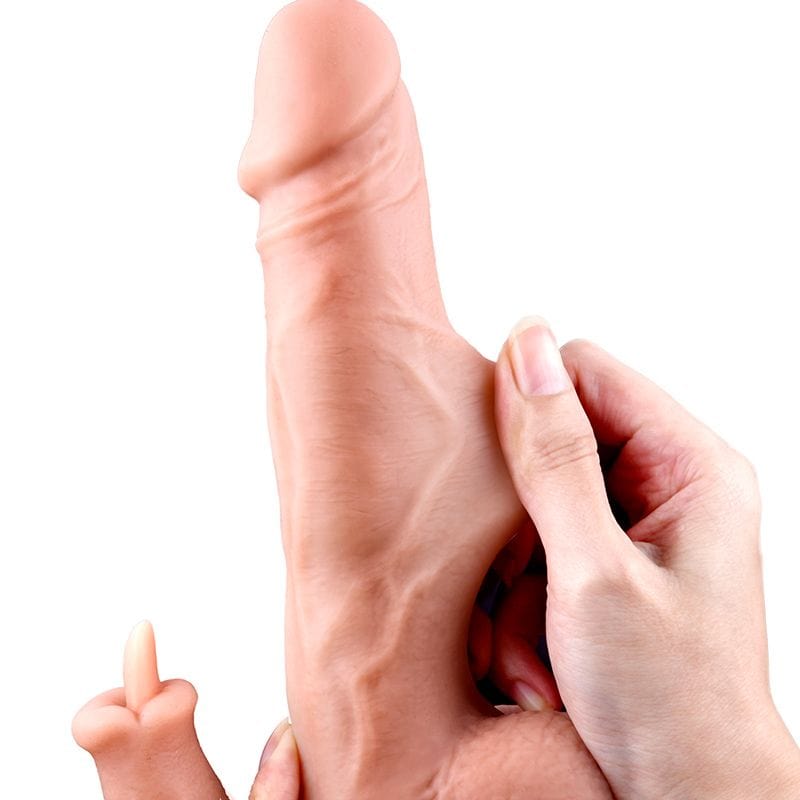 Erocome - Serpens Heating Rotating Vibrating Realistic Dildo (Beige) -  Realistic Dildo with suction cup (Vibration) Rechargeable  Durio.sg