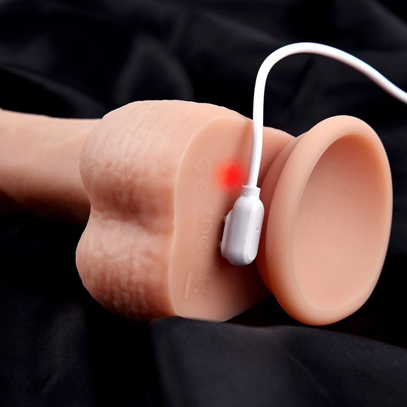 Erocome - Serpens Heating Rotating Vibrating Realistic Dildo (Beige) -  Realistic Dildo with suction cup (Vibration) Rechargeable  Durio.sg