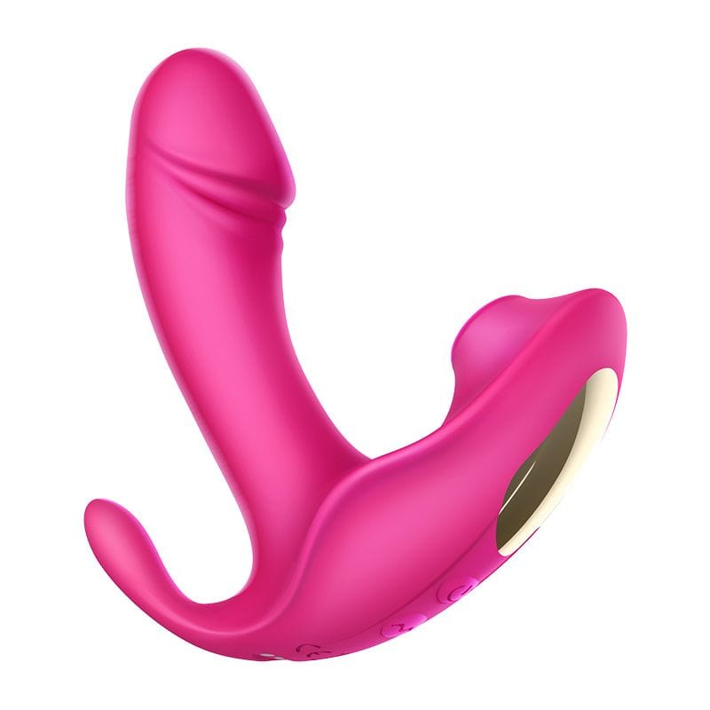 Erocome - Volans Remote Control Dual Vibrating Sucking Massager (Pink) -  Clit Massager (Vibration) Rechargeable  Durio.sg