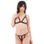 Erox - Open Bra & Open Panties Set (Black) -  Lingerie (Non Vibration)  Durio.sg