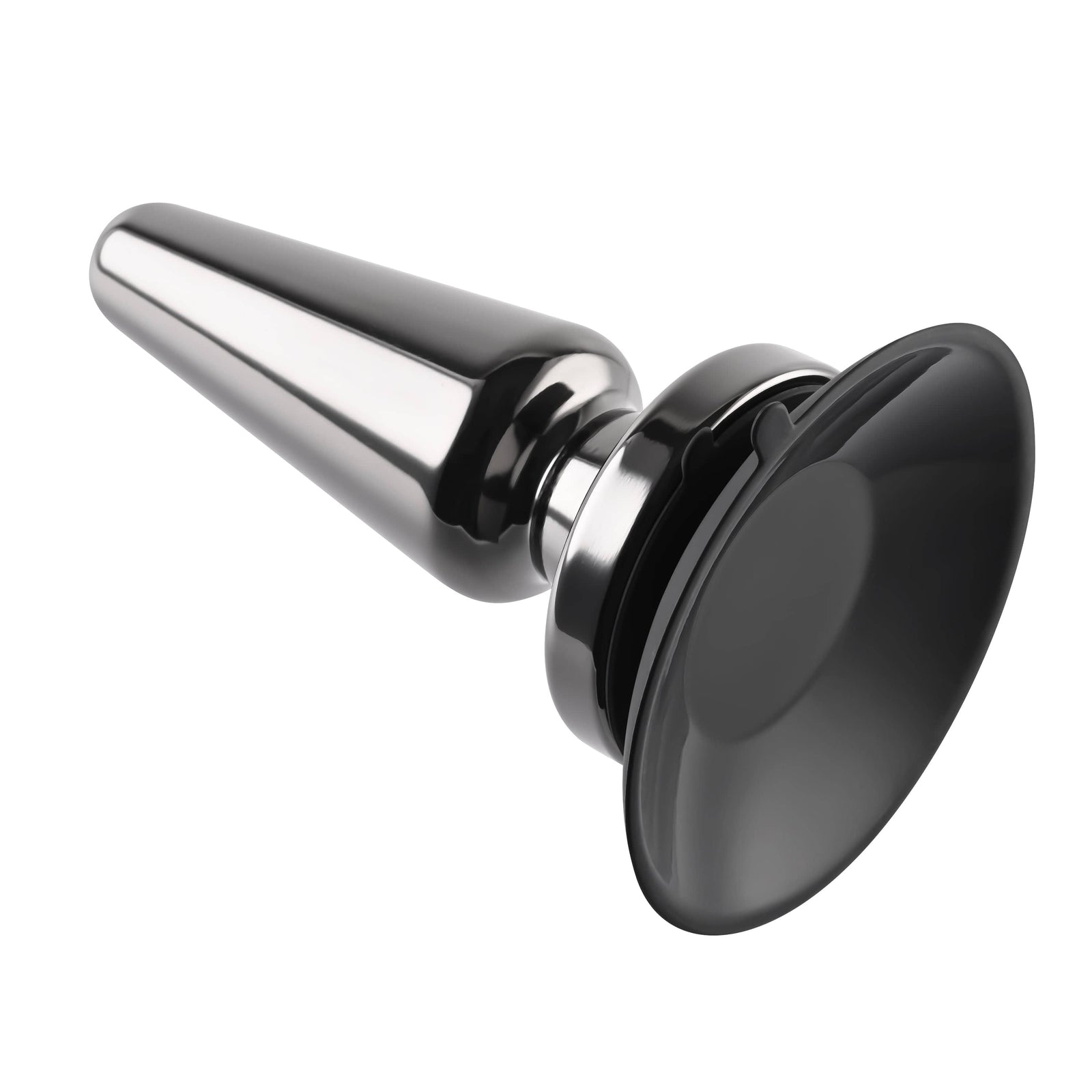 Evolved - Advanced Vibrating Metal Anal Plug with Suction Cup (Black) -  Metal Anal Plug (Vibration) Rechargeable  Durio.sg