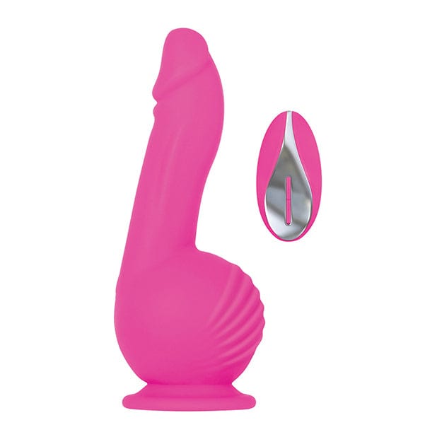 Evolved - Ballistic Silicone Rechargeable Dildo Vibrator (Pink) -  Realistic Dildo with suction cup (Vibration) Rechargeable  Durio.sg