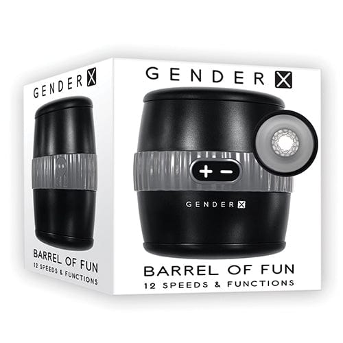 Evolved - Gender X Barrel of Fun Vibrating Stroker Masturbator (Black) -  Masturbator Soft Stroker (Vibration) Rechargeable  Durio.sg