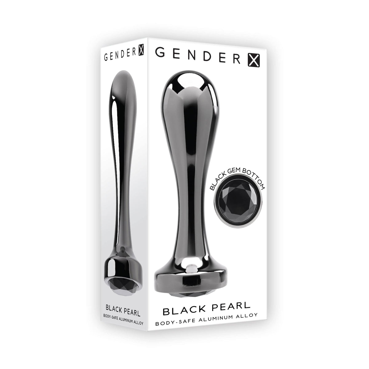 Evolved - Gender X Black Pearl Vibrating Anal Plug (Black) -  Anal Plug (Vibration) Rechargeable  Durio.sg