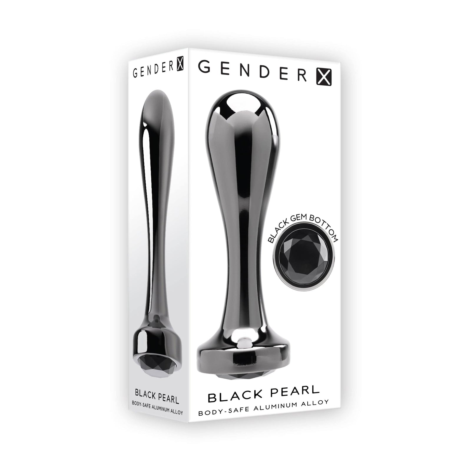 Evolved - Gender X Black Pearl Vibrating Anal Plug (Black) -  Anal Plug (Vibration) Rechargeable  Durio.sg