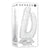 Evolved - Gender X Dualistic Double Dildo (Clear) -  Double Dildo (Non Vibration)  Durio.sg