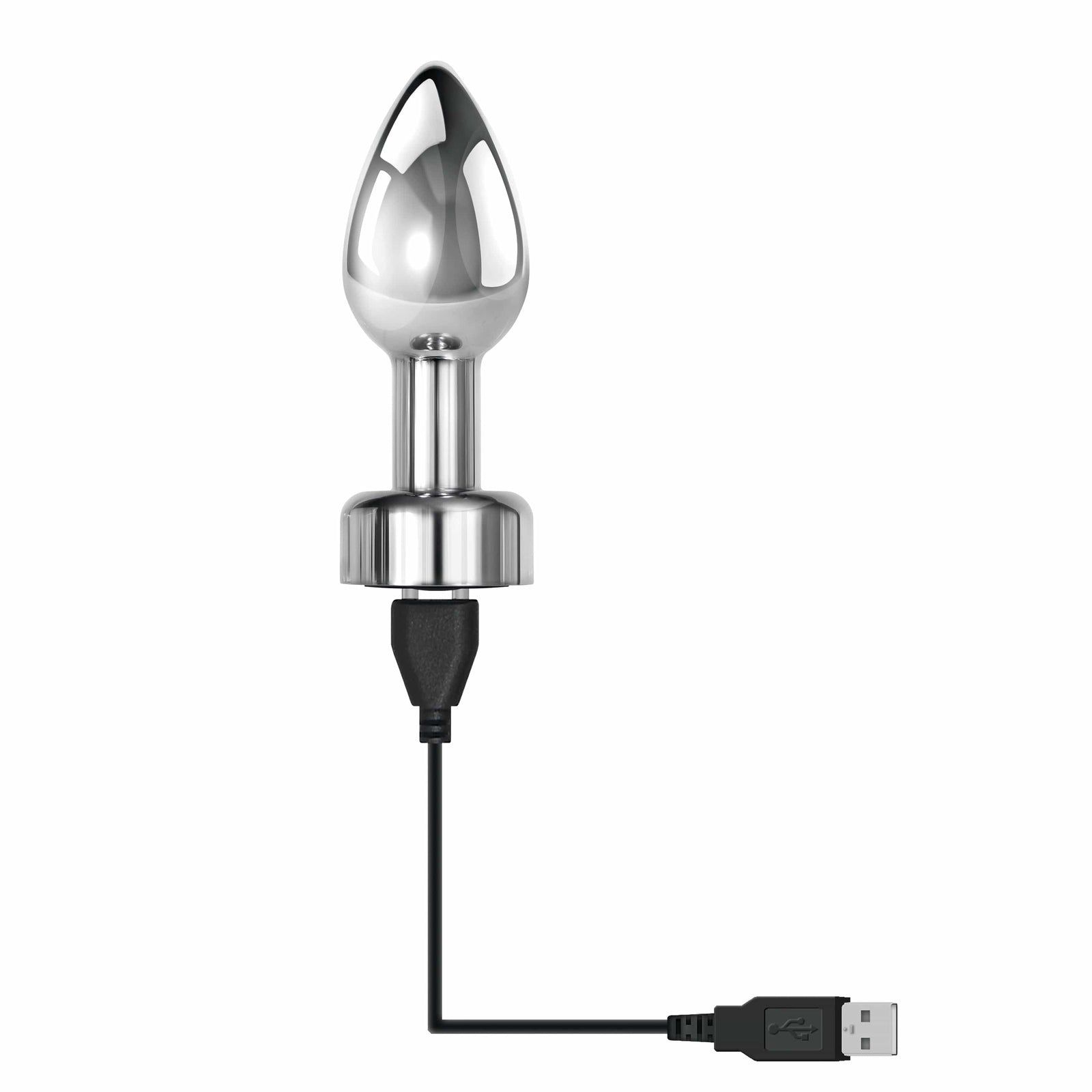 Evolved - Gender X Rockin Vibrating Metal Anal Plug (Silver) -  Metal Anal Plug (Vibration) Rechargeable  Durio.sg