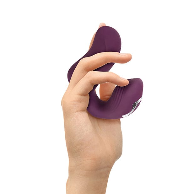 Evolved - Helping Hand Dual Stimulation Finger Vibrator (Purple) -  Clit Massager (Vibration) Rechargeable  Durio.sg