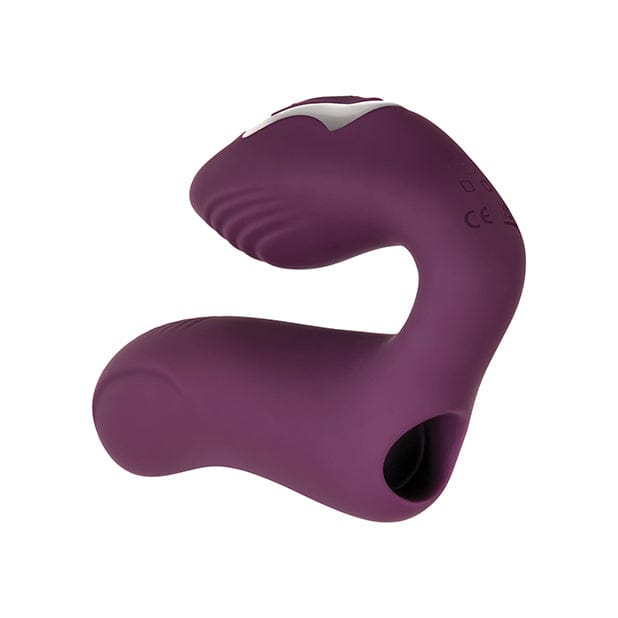Evolved - Helping Hand Dual Stimulation Finger Vibrator (Purple) -  Clit Massager (Vibration) Rechargeable  Durio.sg