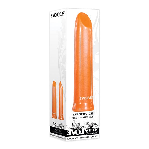 Evolved - Lip Service Rechargeable Bullet Vibrator (Orange) -  Bullet (Vibration) Rechargeable  Durio.sg