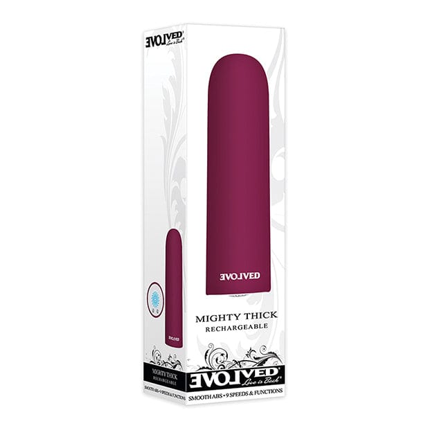 Evolved - Mighty Thick Rechargeable Bullet Vibrator (Burgundy) -  Bullet (Vibration) Rechargeable  Durio.sg