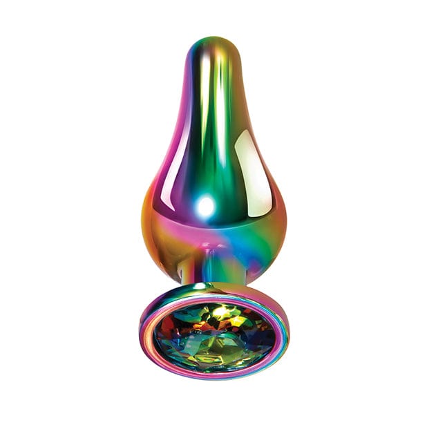 Evolved - Rainbow Metal Anal Plug Small (Silver) -  Metal Anal Plug (Non Vibration)  Durio.sg