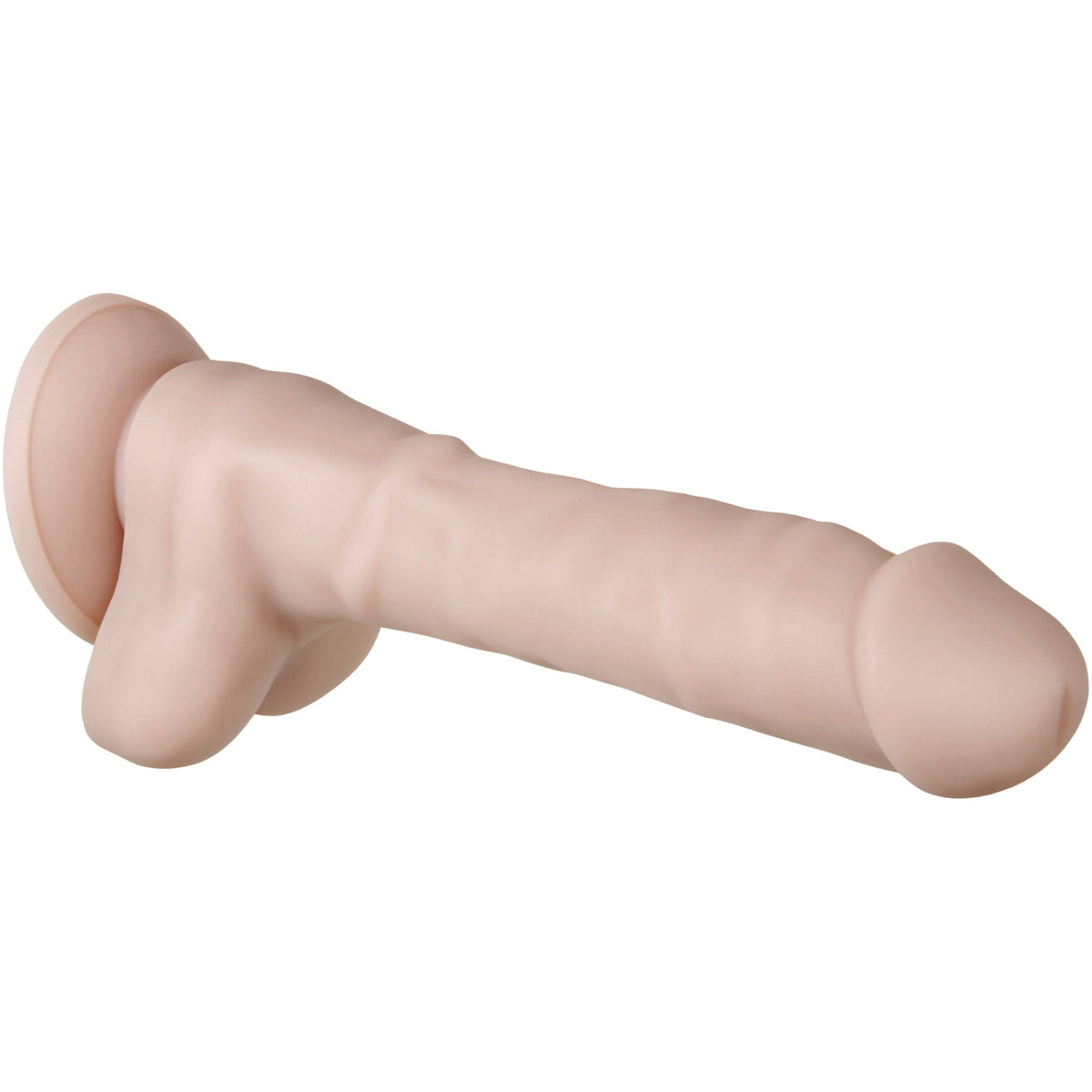 Evolved - Real Supple Silicone Posable Realistic Dildo 8" (Beige) -  Realistic Dildo with suction cup (Non Vibration)  Durio.sg