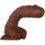 Evolved - Real Supple Silicone Posable Realistic Dildo 8" (Brown) -  Realistic Dildo with suction cup (Non Vibration)  Durio.sg