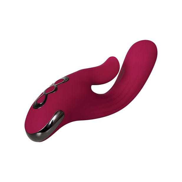 Evolved - Red Dream Dual Stimulator Rabbit Vibrator (Burgundy) -  Rabbit Dildo (Vibration) Rechargeable  Durio.sg
