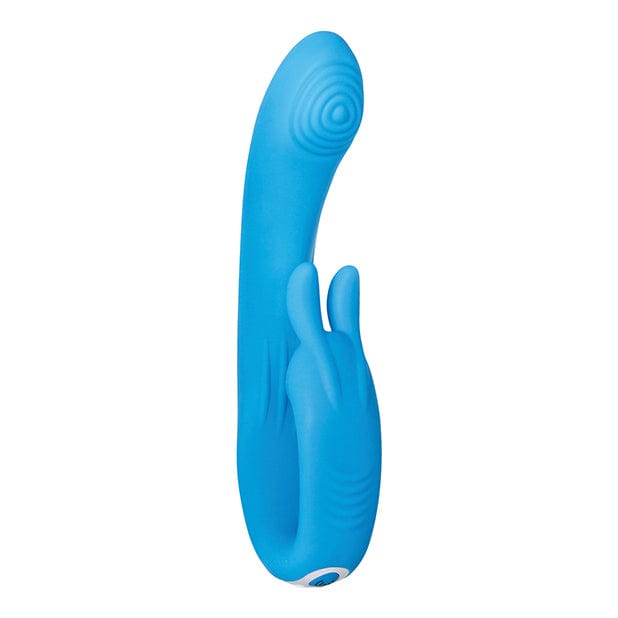 Evolved - Sea Breeze Bunny Rechargeable Dual Stimulator Rabbit Vibrator (Blue) -  Rabbit Dildo (Vibration) Rechargeable  Durio.sg