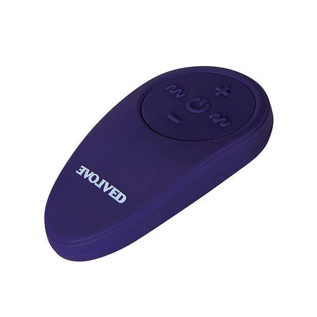 Evolved - Smooshy Tooshy Vibrating Remote Control Anal Plug (Purple) -  Remote Control Anal Plug (Vibration) Rechargeable  Durio.sg