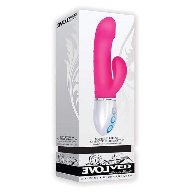 Evolved - Sweet Heat G Spot Rabbit Vibrator (Pink) -  Rabbit Dildo (Vibration) Rechargeable  Durio.sg